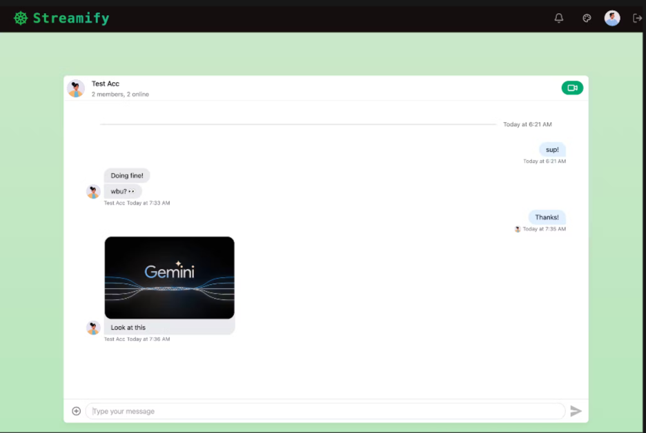 Streamify Chat App screenshot 5