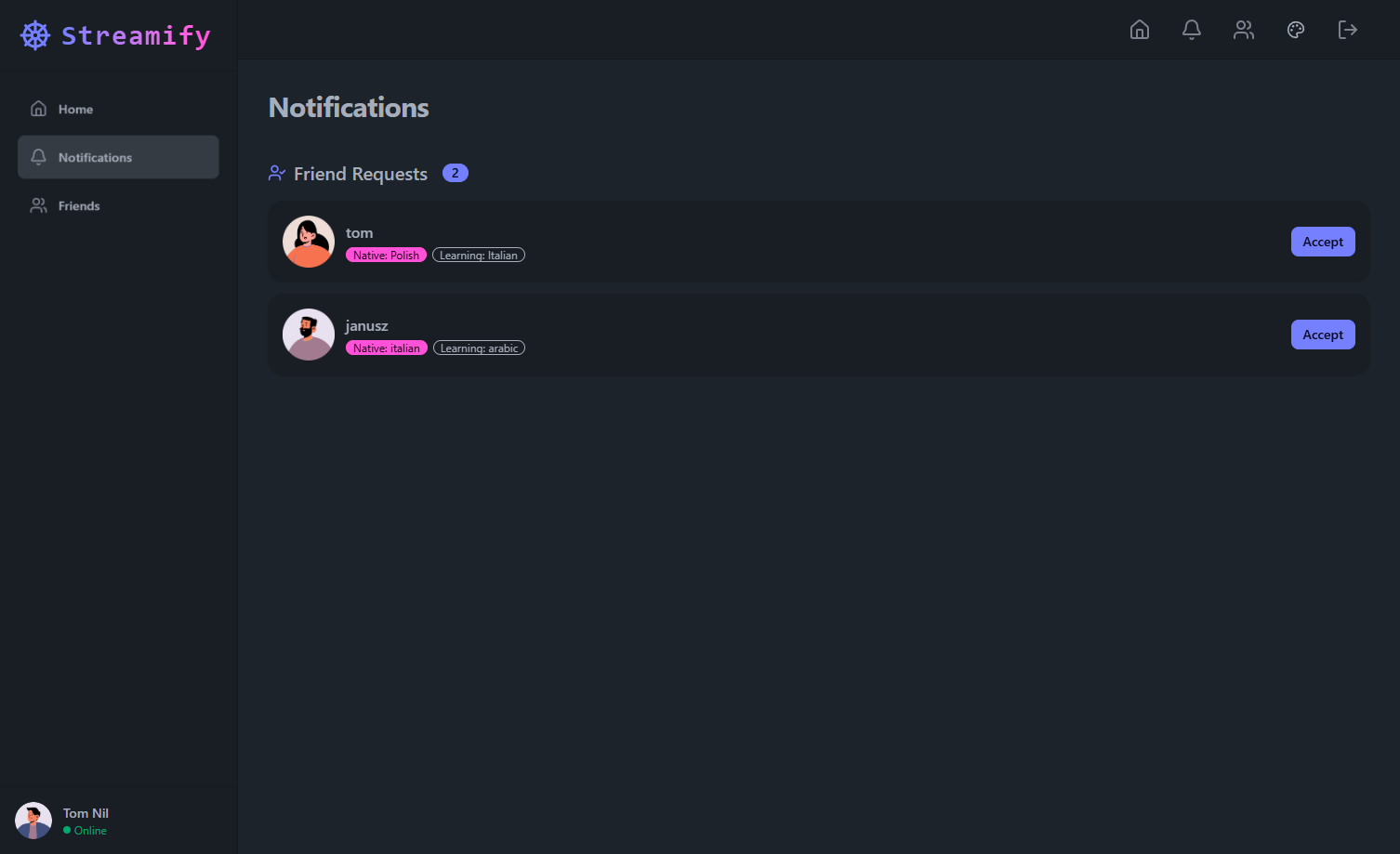 Streamify Chat App screenshot 3